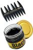 BABLO POMADE Color Black Hides Gray Natural Black Mesh Comb Set Wax, Black, One-Day Dye, Hair, Finish,
