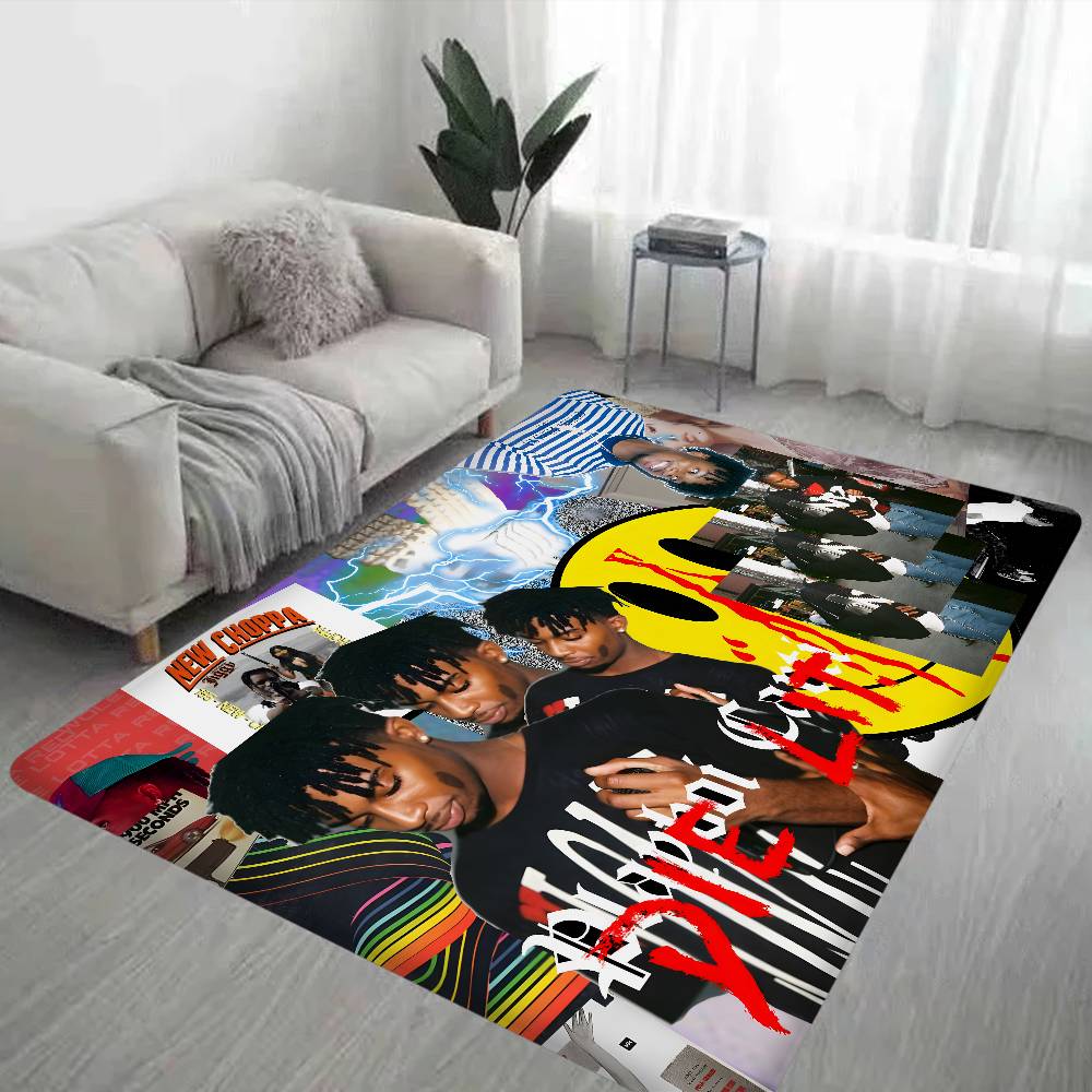 Rapper Playboi Carti I am Music Floor Mat Rectangle Anti-slip Home Soft Badmat Front Door Indoor Outdoor Mat Hotel Decor Mat