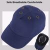 Top 6 Holes Bump Cap  for Safety Adjustable Strap Safety Helmet  Outdoor Sports