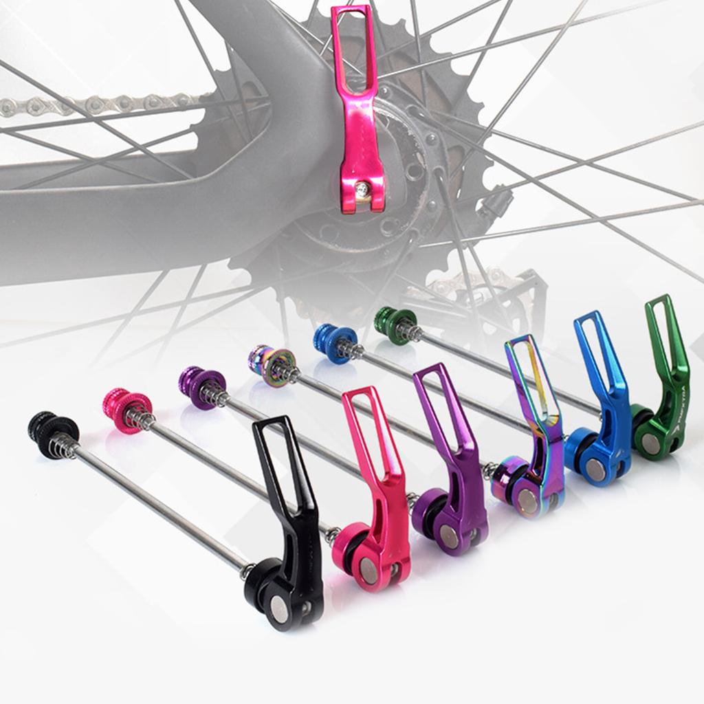 Hub Quick Release Lever Durability Bike Skewer Aluminium Alloys Bike Skewers for Bicycles Easy Installation