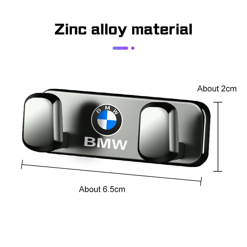EBGU9 Adhesive Car Dashboard Hook For BMW X1 X3 X5 X6 X7 1 3 5 6 7 Series E70 E91 E87 F40 F48 G20 G30 Alloy Vehicle Hook Hanger Keys