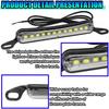 ZIMISI Car LED License Plate Light, 12V DC High Bright Tag Lights for License Plate, Waterproof LED Light Tag Lamp for Running/Reverse/Tail Light,