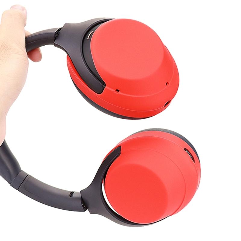 Thick Silicone Case Cover for WH1000XM4 Headset Prevent Scratches and Collision Protector for Outdoor Activities