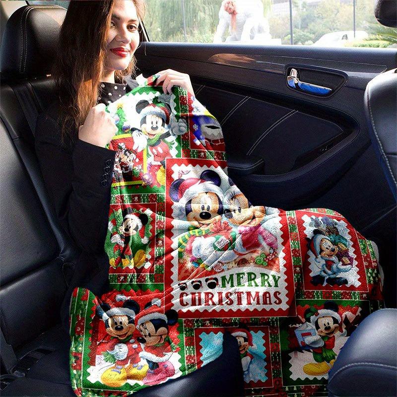 1pc Cartoon Characters Printing Flannel Blanket Ideal for Travel Sofa Beds and Home Decor Ideal Birthday or Holiday Gift Available for All S