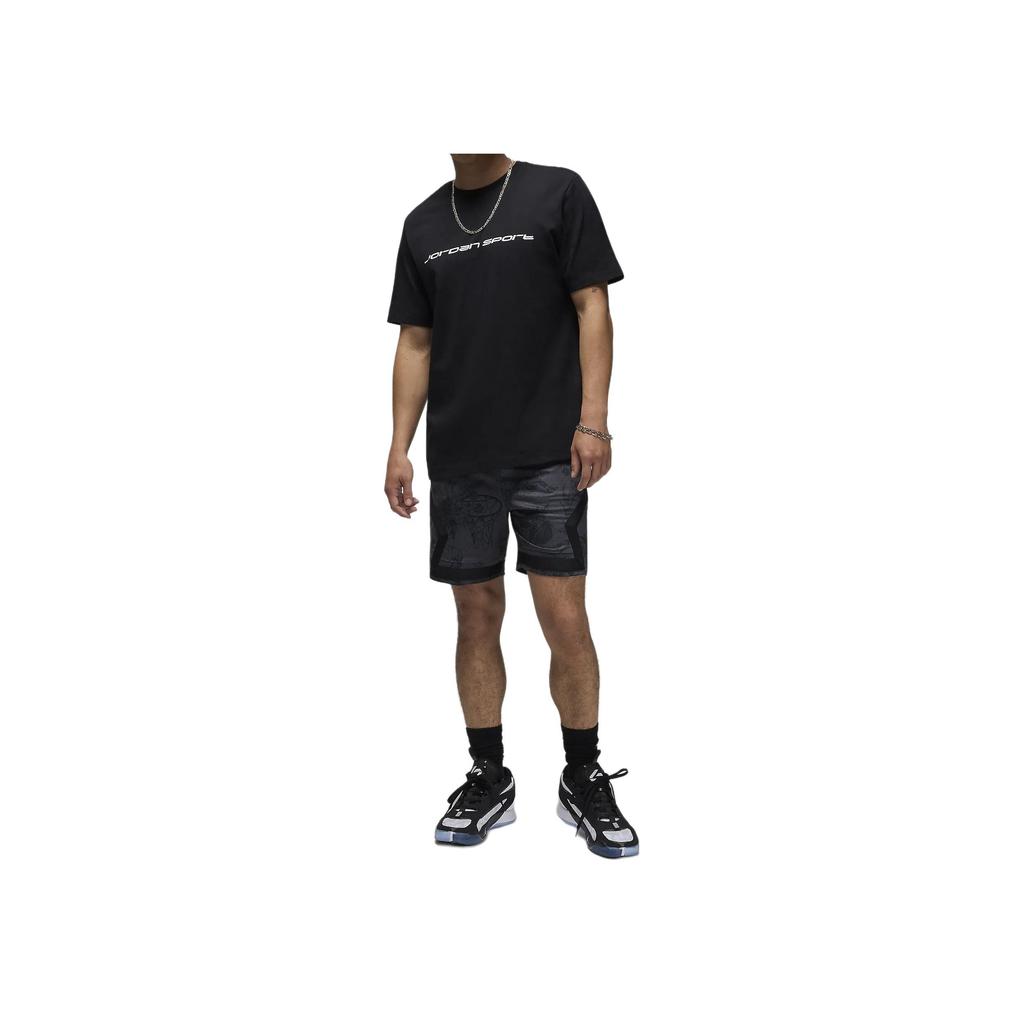 Nike Хлопковая футболка с круглым вырезом, логотипом из букв, обычного кроя, с короткими рукавами, мужская, топы, черная FZ1931-010