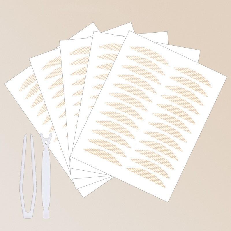 10 листов, новая бесследная лента для двойного века, невидимые наклейки для двойного века, прозрачная лента для глаз, женские инструменты для макияжа глаз