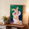 DIY Diamond Painting The Little Grey Rabbit Cross Stitch Kit Mosaic Art Diamond Painting Full Circle Diamond Home Decoration