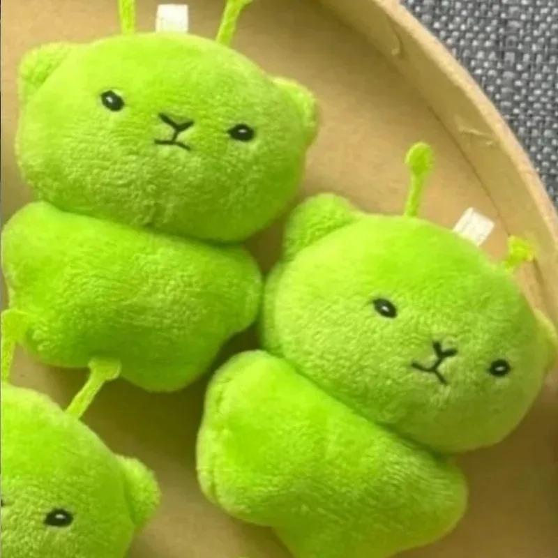 1/12 шт. Мультяшная Мини-Инопланетная Кошка Плюшевая Кукла Зеленый Космический Кот Подвеска Портативные Брелоки Украшение для Сумки Модные Игрушки Подарок-Сюрприз
