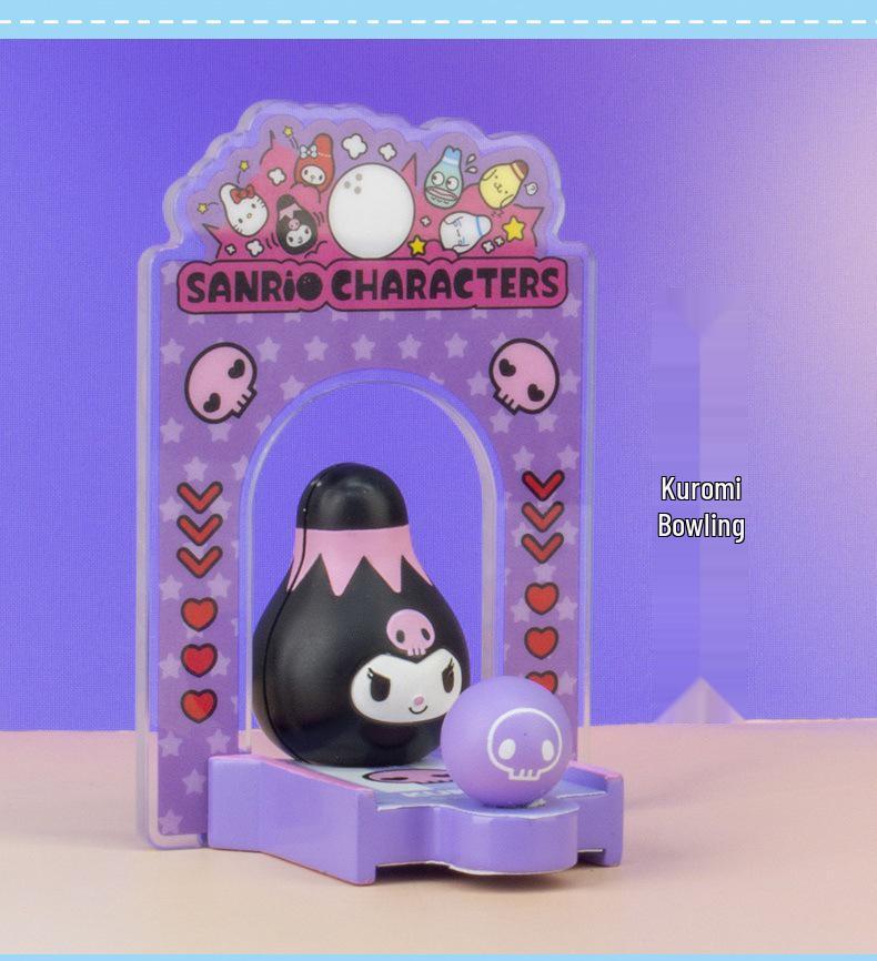 Семейный боулинг-клуб Sanrio Игрушка-фигурка из слепого пакета и настольное украшение