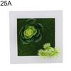 Artificial Flower Succulent Plant Wall Art Frame Living Room Wedding Party Decor