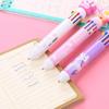 Cartoon Multi-Color Ballpoint Pen - 10 Colors for Cute Graffiti and Art, Ideal for Students