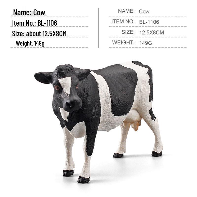 Набор миниатюрных моделей сельскохозяйственных животных для трансграничной торговли: Куры, Утки, Гуси, Коровы и другие