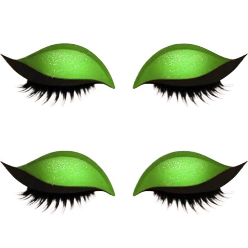 2 Pairs Self-Adhesive 3-in-1 Eye Makeup Sticker Waterproof Eyeliner Sticker  Beginner Friendly