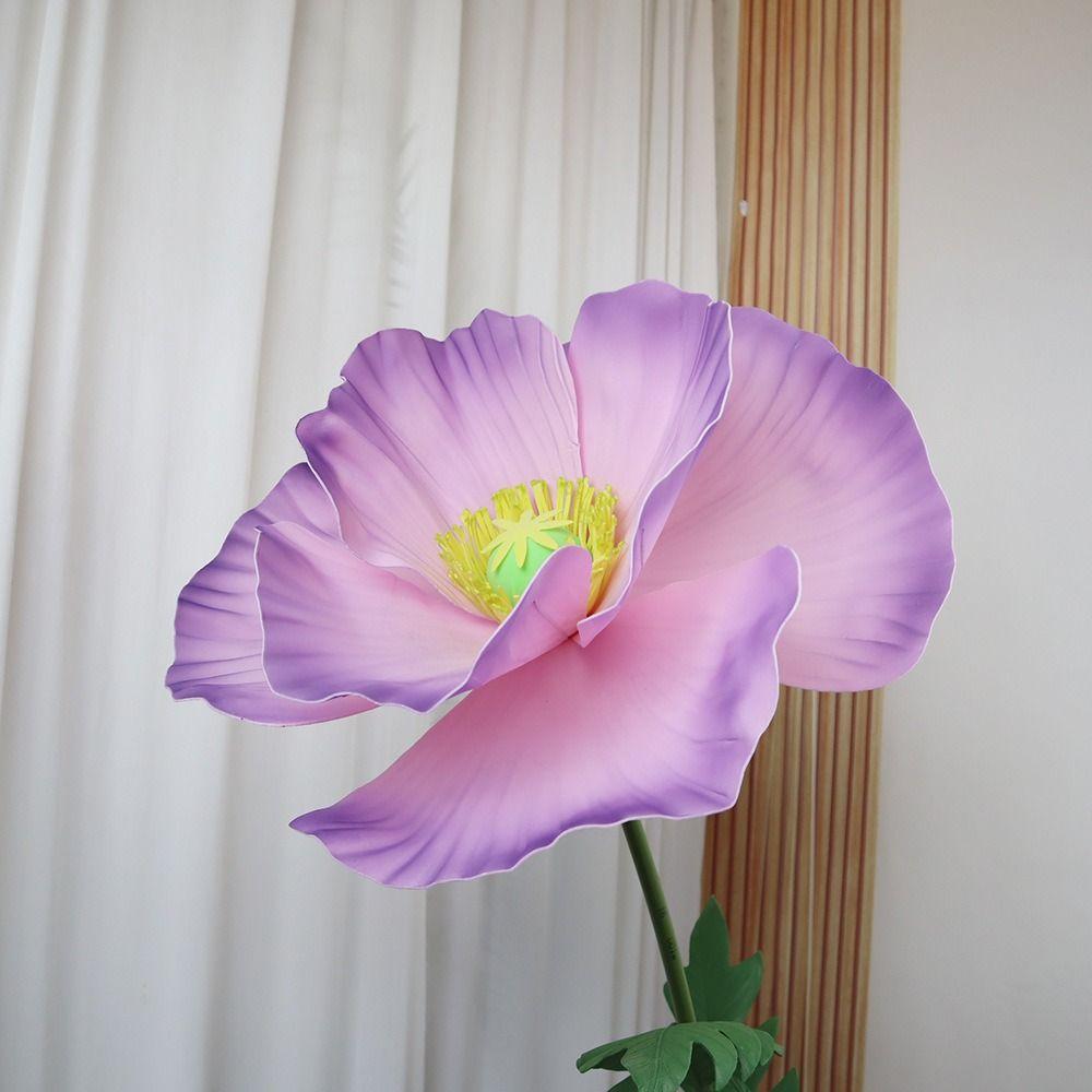 Реквизит для фотографий, имитирующий гигантский цветок, уличный полиэтилен, искусственная голова цветка, новый большой искусственный цветок