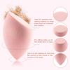 BEILI 11 Pcs Pink Makeup Brushes Set Eyebrow Eyelash Powder Synthetic Foundation Brushes Makeup Cosmetics Beauty Make Up Brushes Kit With Bag
