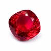 Natural Red Ruby Loose Gemstone Burmese 19 ct Square Cushion Cut for Jewelry Making and Crafts