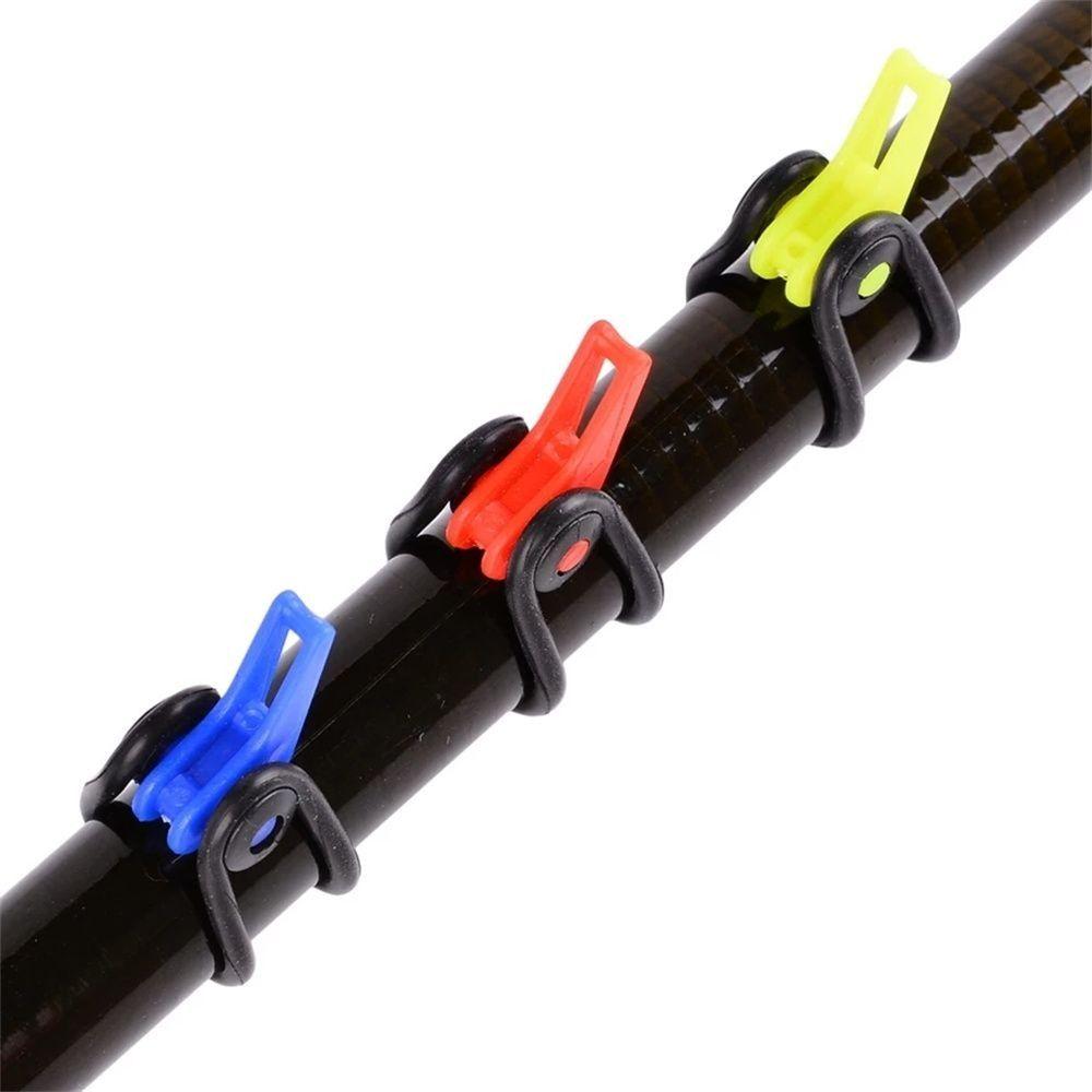 Пластиковые резиновые аксессуары для приманок 10 цветов Джиг-крючки Безопасное хранение Портативный держатель для наживки Рыбалка