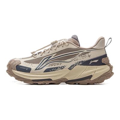 Li Ning Yijie 2.0 Stability водостойкие амортизирующие низкие походные ботинки унисекс серо-коричневые AHTU005-3
