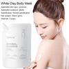 300 г Белая Глина Маска для Тела Отбеливающий Увлажняющий Крем Макияж Для Ленивого Тона Осветляющий Кожа Fa T1Q0