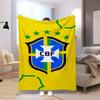1PC Football pattern blanket, all season lightweight home office outdoor nap multifunctional blanket