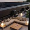 Black White Wire Organizers Pergola Cable Clip Outdoor Light Organizer Hook for 3-8mm Strings Tool-Free Snap-On Patio Decorative Pipeline
