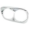 Chrome Motorcycle For Harley Headlight Bezel Scowl Outer Fairing Cover Davidson Touring Road Glide FLTR/ FLTRX 1998-2013
