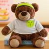 Bear Plush Toy Couple Sweatshirt Bear Doll Bit Bear Doll Children's Grabber Doll Gift For Women