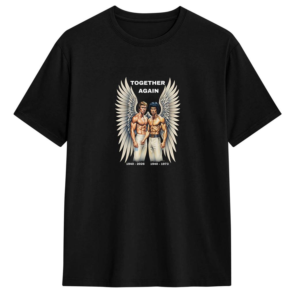 Unisex Women TShirt Chuck Norris T Shirts Harajuku  Beach Tee Shirt Y2K Basic Cotton Tops Plus Size