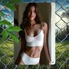 Винтажный металлический настенный декор - Минималистичная табличка с женским лицом/спиной 20x30 см Тяжелое железо Гладкая поверхность Легкая установка Настенный ф