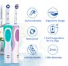 Перезаряжаемая электрическая зубная щетка Oral B, гигиена полости рта, чистые зубные щетки Precian, вращающаяся 3D белая щетка для отбеливания зубов