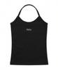FUZZY SCAN Вышитый Логотип Халтер Без Рукавов 2 Цвета