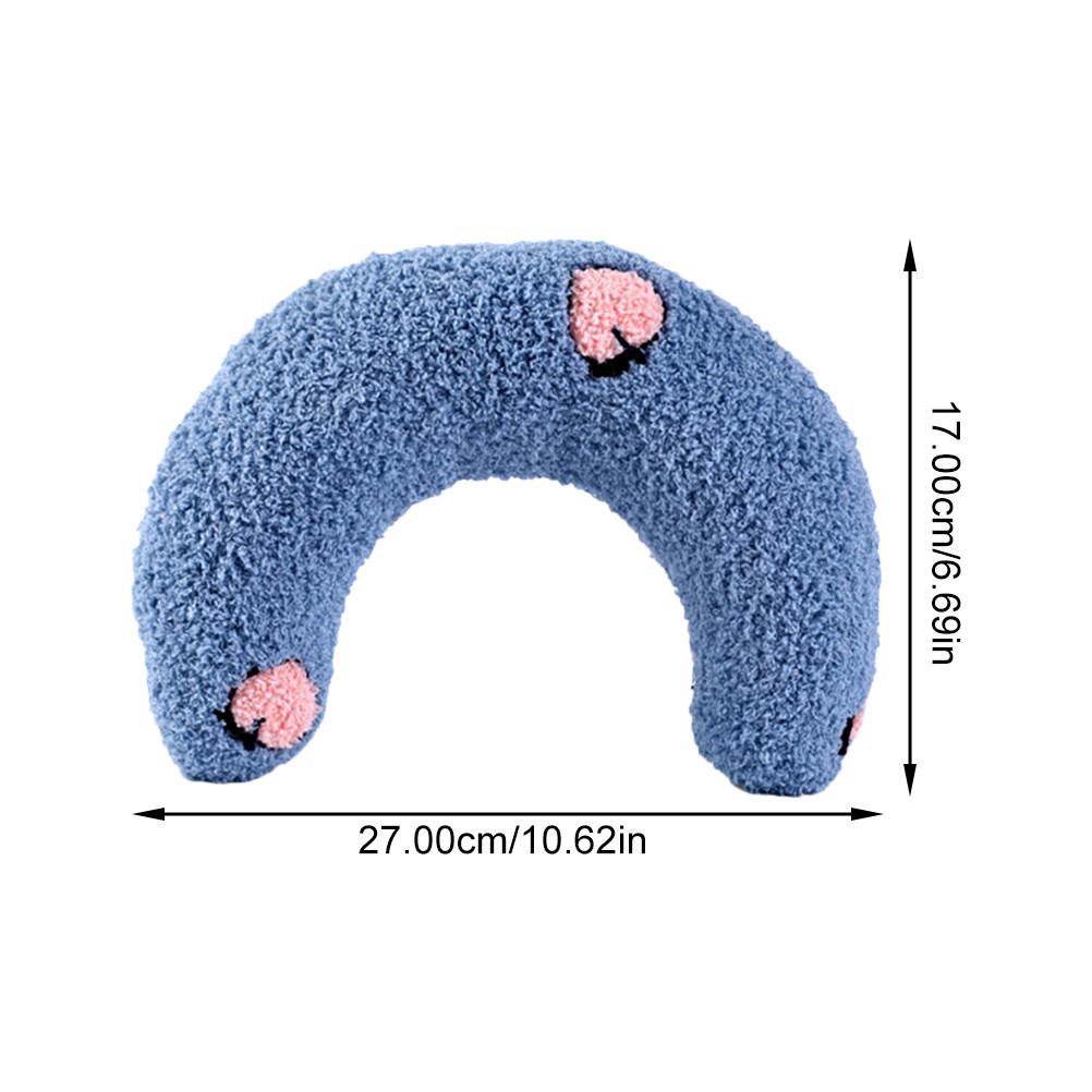 Pet Neck Sleeping Pillow Premium Lightweight Soft Breathable U-Shaped Cushion for Cats Neck Protection Sleep Cushion Portable