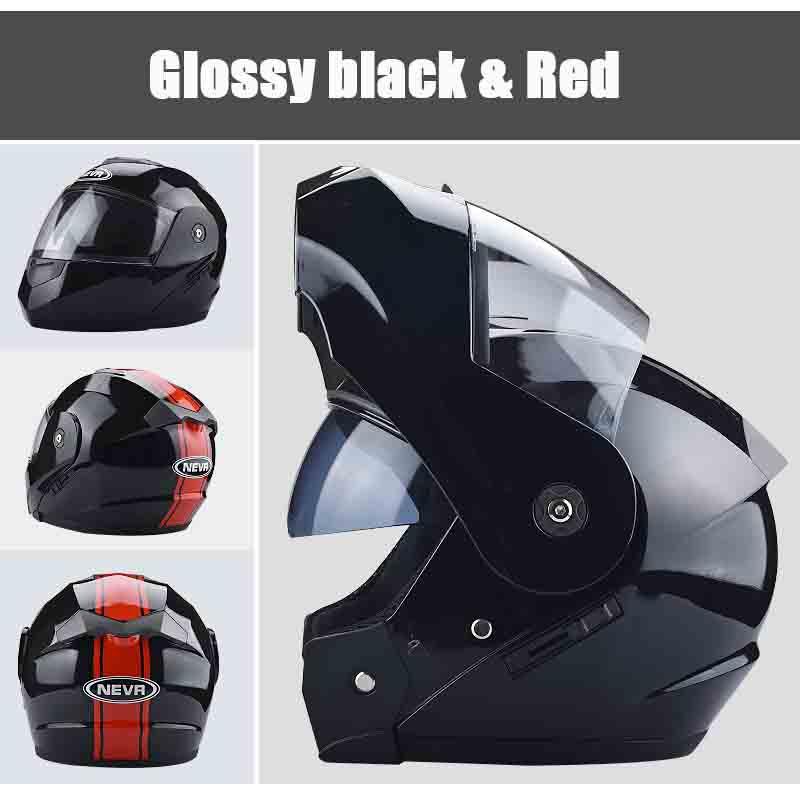 Motorcycle Racing Helmet Dual Lens Off-road Motorcycle Safety Helmet