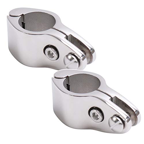 Комплект из 2 шт. Судовой тент Лодка Трубный зажим из нержавеющей стали SUS316 для морской лодки