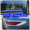 Для VW Touran 2016 - Передний Задний Бампер Противотуманные Фары Лампа Декоративная Рамка Чехол Наклейка Отделка Блестящий Хромированный ABS Автоаксессуары