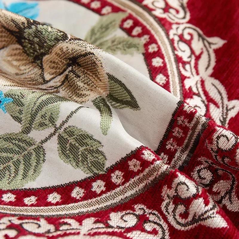 45x45см Декоративная наволочка с вышитыми цветами в европейском стиле 48x48см Наволочка для декоративной подушки Домашний декор Наволочка для дивана