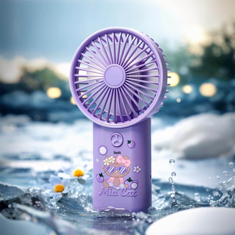 Portable Silent USB Mini Fan with High Wind Power for Desktop and Handheld Use