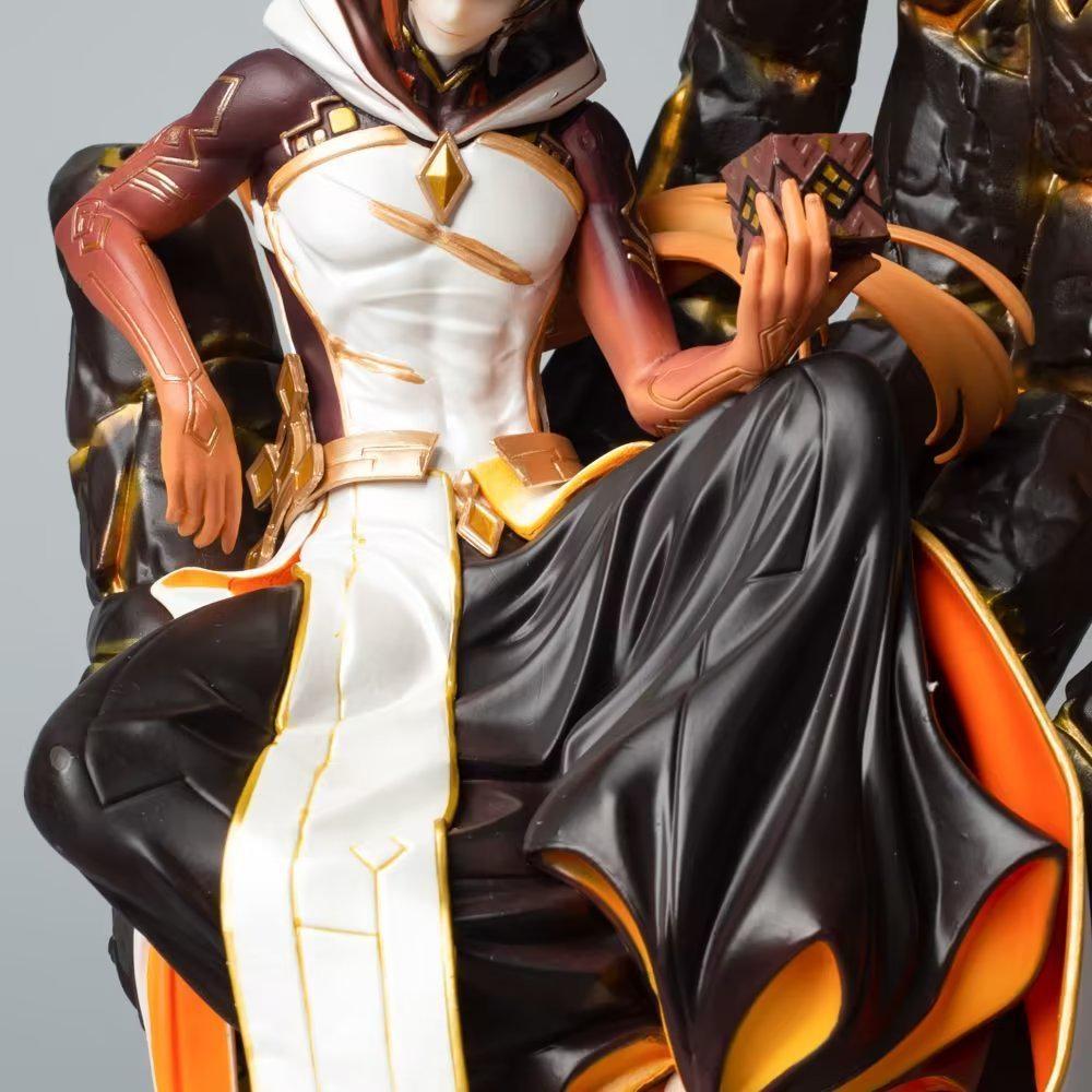 Genshin Impact Zhongli Аниме Фигурка GK Фигурка Модель Кукла Игрушки Подарки