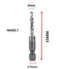 Hex Shank Titanium Plated HSS Screw Thread Metric Tap Drill Bits Screw Machine Compound Tap M3 M4 M5 M6 M8 M10 Hand Tools