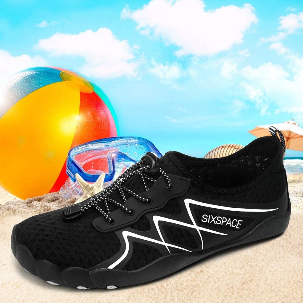 Обувь Marine Water Aqua Beach [SIXSPACE], Обувь, Обувь, Обувь, Кроссовки, Йога, Сноркелинг, Амфибии, Легкие, Воздухопроницаемые, Черные, 27,5 см