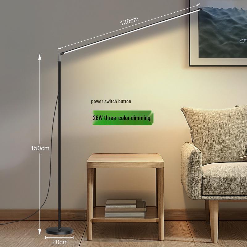 Super Bright T98 LED Floor Lamp for Living Room, Bedroom, or Study - Eye Protection and Ambient Lighting.