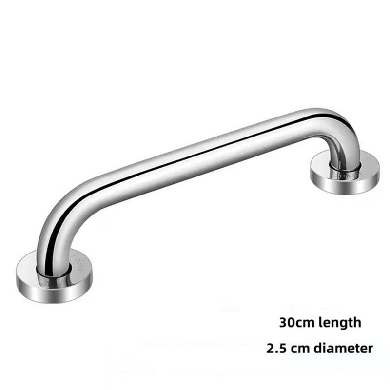 Stainless Steel Grab Tub Toilet Shower Handrail Fixed Wall Bar Handle Safety Support Handles Towel Holder Bathroom Accessories