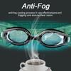 Противотуманные очки для плавания при близорукости, силиконовые профессиональные спортивные очки, портативные аксессуары для плавания с УФ-защитой для мужчин и женщин