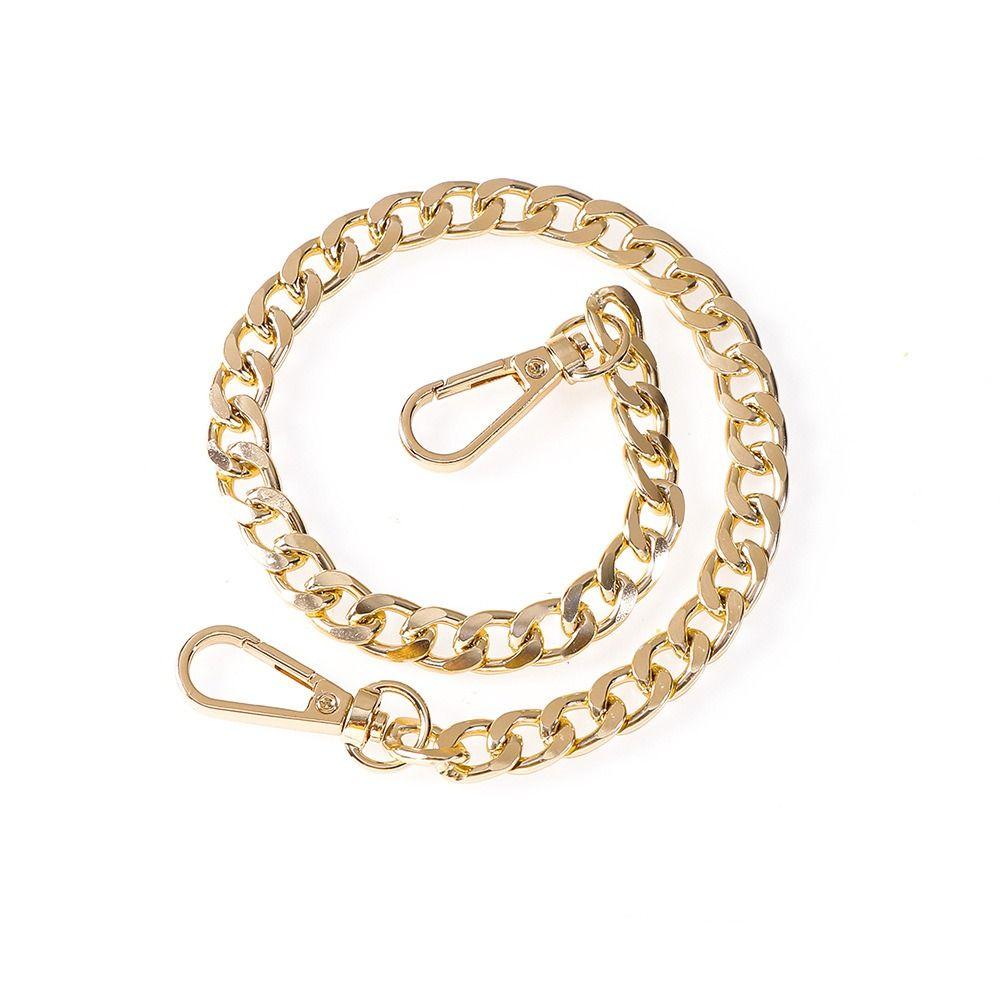 Metal Short Replacement Purse Chain Flat Chain Buckle Chain Bag Extension Chain Handbag Accessories DIY Purse Strap Extender