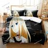 Изысканный 3D Аниме Ангелы Смерти Обои Печать Постельное Белье Комплект Пододеяльник Одеяло Постель Молодежь Дети Девочки Мальчики Роскошный Подарок