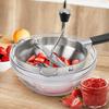 New Potato Masher Ricer Kitchen Tool Food Grade Manual With 3 Replaceable Grinding Discs Shredder For Garlic Fruit Puree Tomato