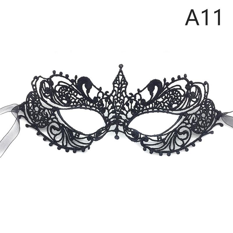 Women Hollow Lace Masquerade Face Mask Sexy Cosplay Prom Party Props Eye Mask