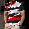 Men's T-shirt 3D Printed Men's Sportswear Loose Short Sleeved Clothes Summer Sports T-shirt Men's Quick Drying T-shirt