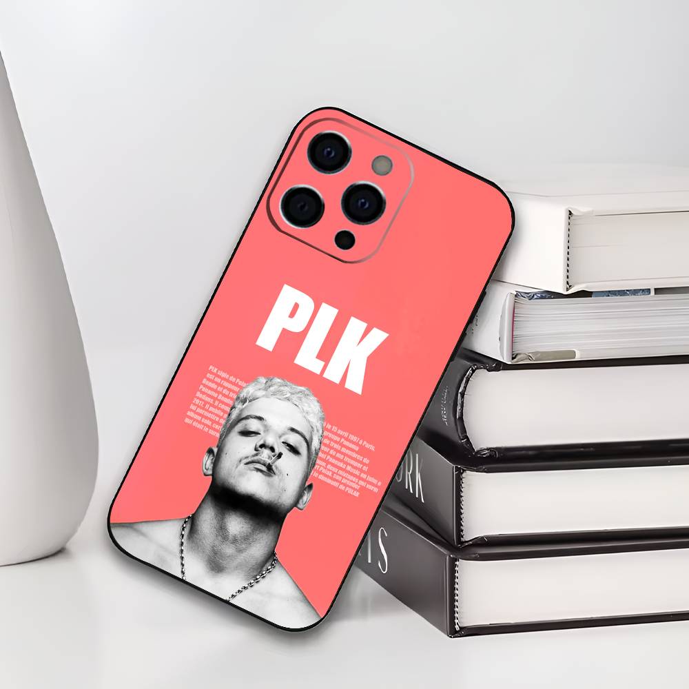 Чехол для телефона PLK French Rapper для IPhone 17,16,15,14,13,12,11,Plus,Pro,Max,Plus,XS, мягкий чехол Черный силикон