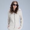 Womens Fleece-Lined Hooded Slim Fit Yoga Jacket Winter Outdoor Fitness Casual Wear